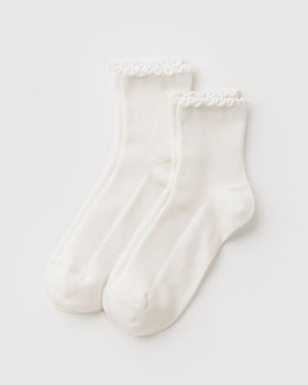 Lettuce Edge Sock Set of 2 T0