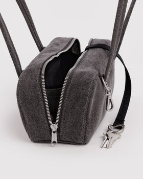 Small Denim Bowler Bag P5