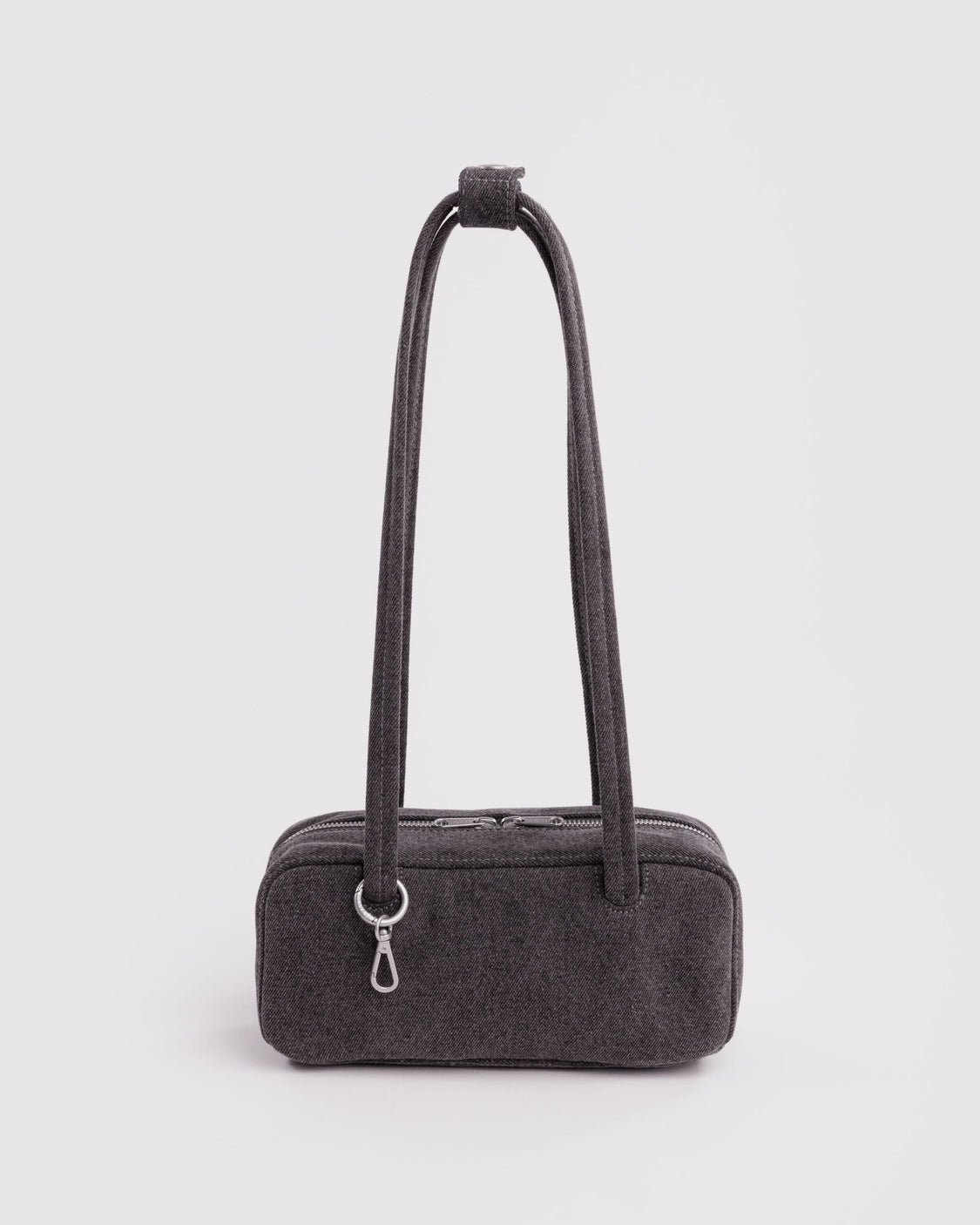 Small Denim Bowler Bag P5