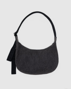 Medium Denim Crescent Bag R6