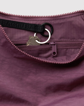 Medium Nylon Crescent Bag E0