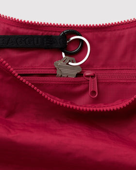Medium Nylon Crescent Bag E0