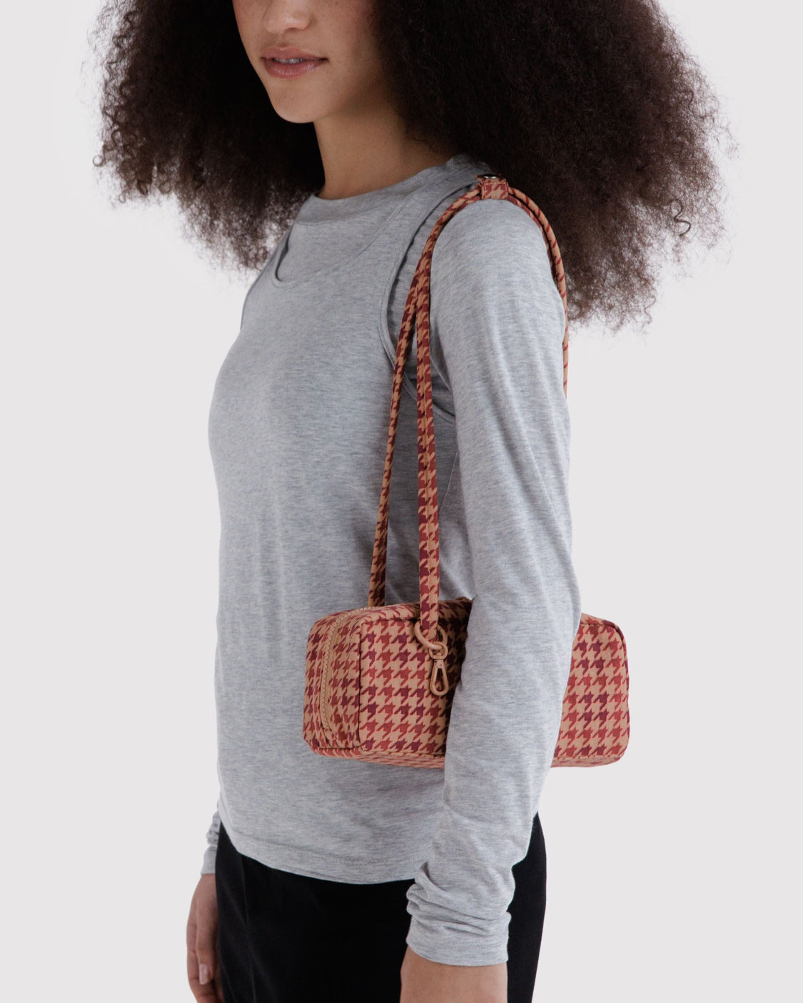 Small Nylon Bowler Bag J2