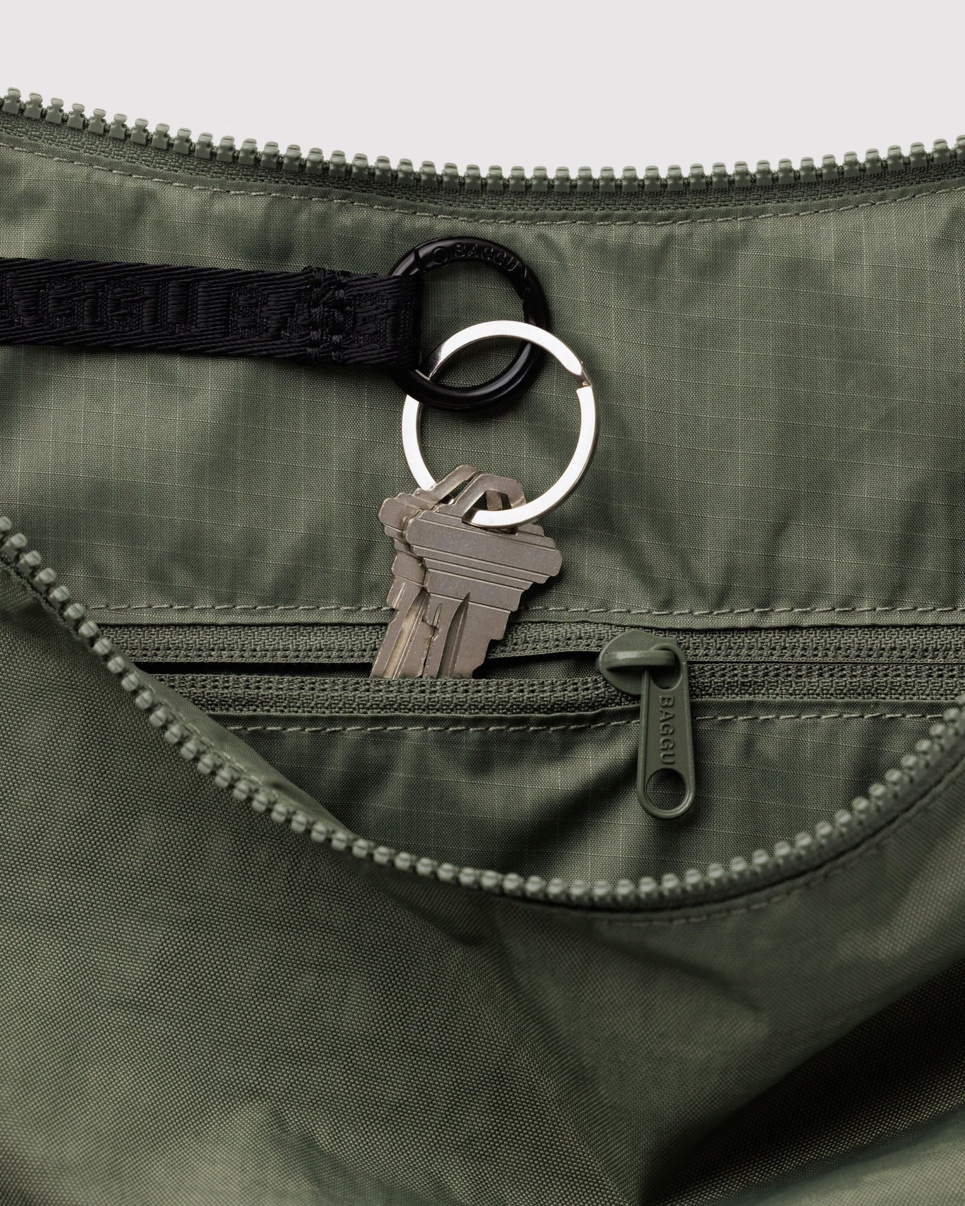 Large Nylon Crescent Bag N7