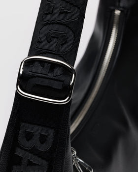 Medium Recycled Leather Crescent Bag K5
