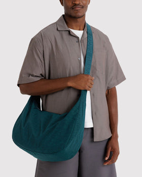 Large Nylon Crescent Bag N7