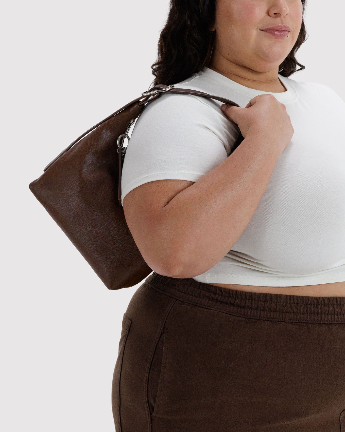Mini Recycled Leather Shoulder Bag O5