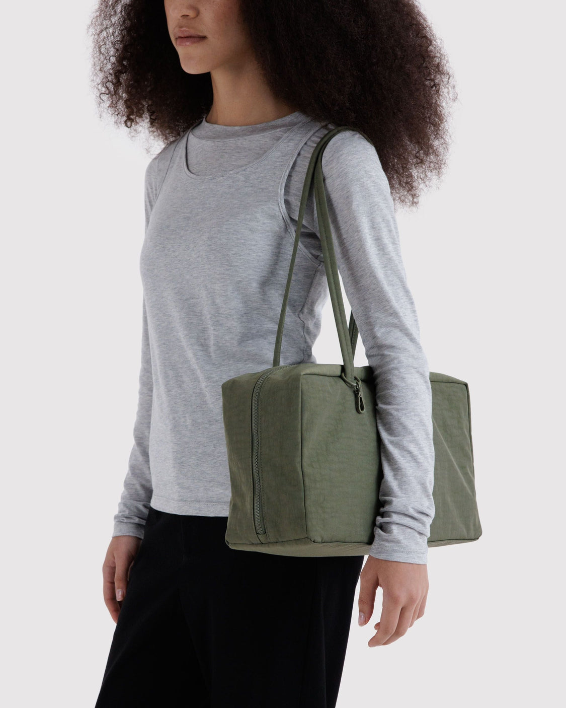 Medium Nylon Bowler Bag C1