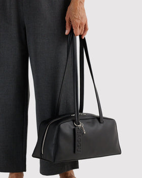Recycled Leather Bowler Bag E7