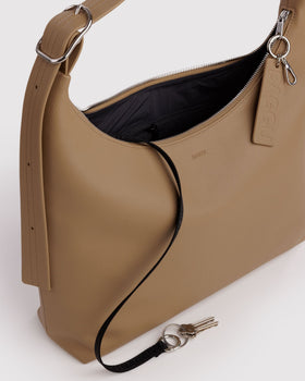 Recycled Leather Shoulder Bag M6