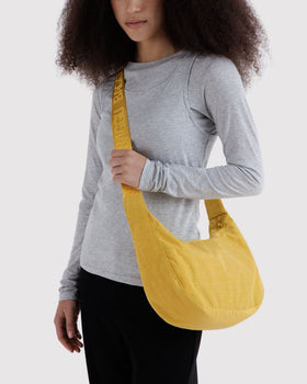 Medium Nylon Crescent Bag E0