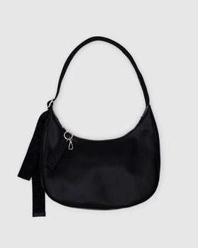 Medium Recycled Leather Crescent Bag K5