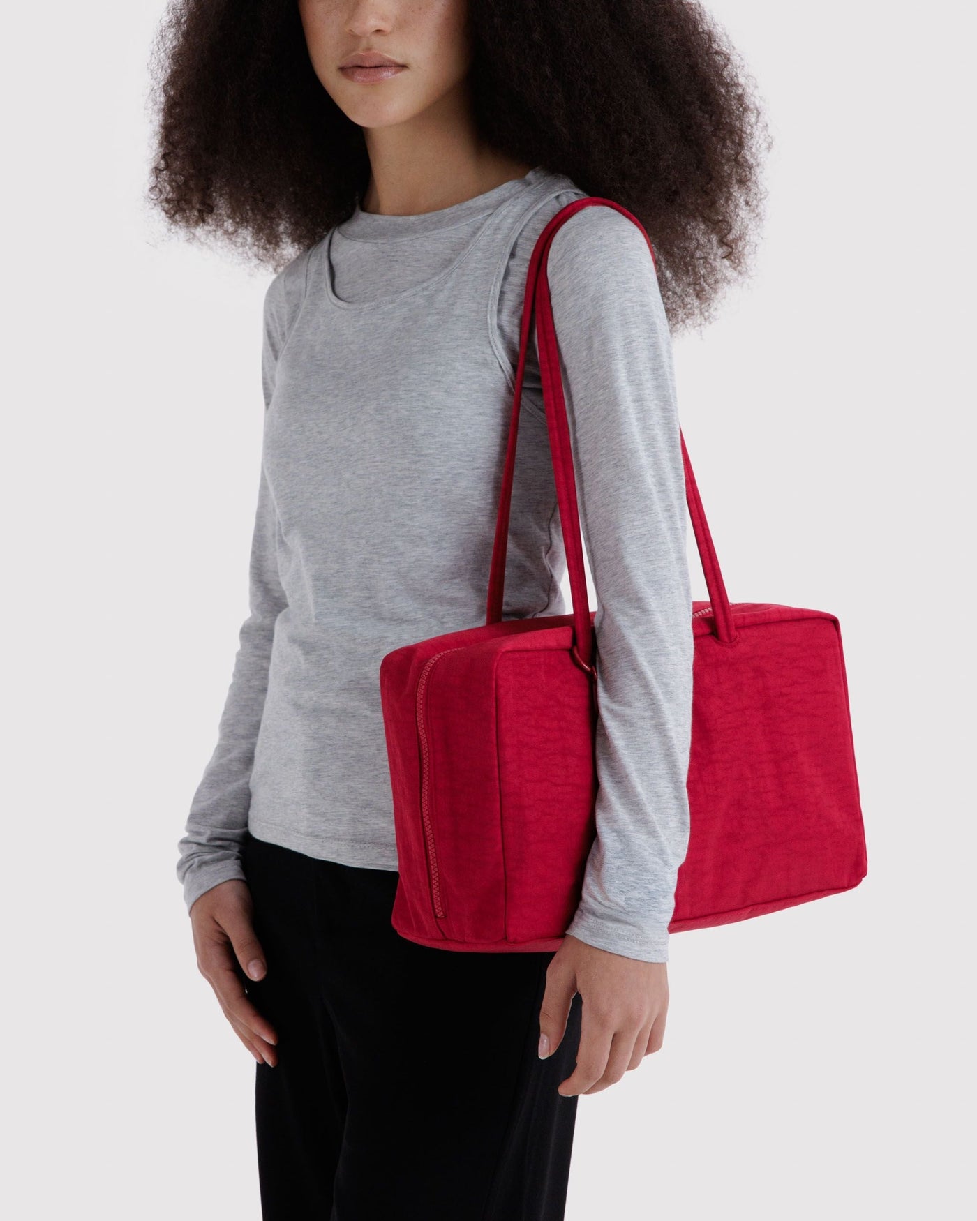 Medium Nylon Bowler Bag C1